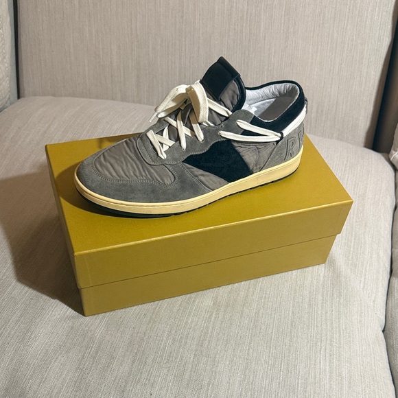 Rhude Gray and Black Men's Sneakers